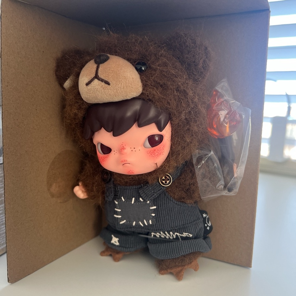 Hirono fight for joy bear plush